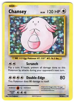 2016 Pokemon: Chancy Holo rare 70/108 XY: evolutions NM - Image 1