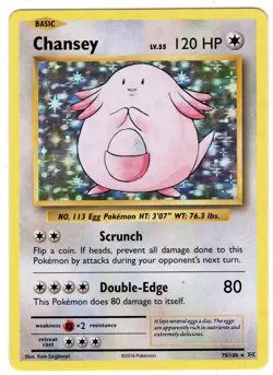 2016 Pokemon: Chancy Holo rare 70/108 XY: evolutions NM - Image 1