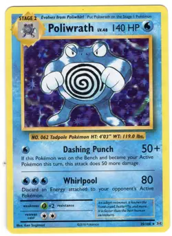 2016 Pokemon: Poliwrath Holo rare 25/108 XY: evolutions NM - Image 1