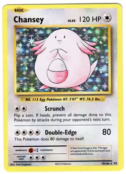 2016 Pokemon: Chancy Holo rare 70/108 XY: evolutions NM - Image 1