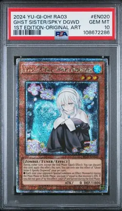 PSA 10 Ghost Sister & Spooky Dogwood 1st Ed Quarter Century Bonanza QCSR POP 21 - Image 1