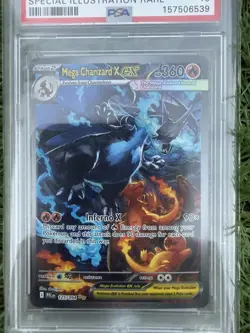 Pokemon 2025 Mega Charizard X ex Me02 SIR Holo 125/094 PSA 10 - Image 4