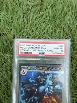 Pokemon 2025 Mega Charizard X ex Me02 SIR Holo 125/094 PSA 10 - Image 5