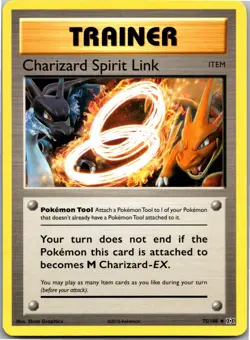 Charizard Spirit Link 75/108 Uncommon Evolutions Pokemon Near Mint - Image 1