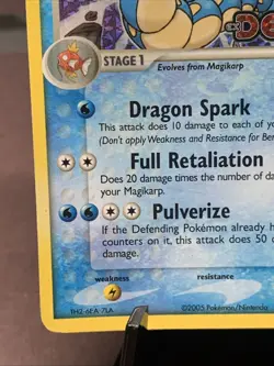 Pokemon TCG Gyarados 8/107 EX Deoxys Reverse Holo Stamped 2005 MP-/HP - Image 5