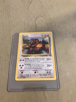 Pokemon Card Tauros 47/64 Jungle Regular - Image 1