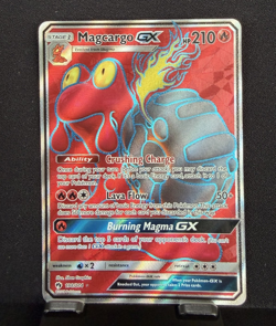 Pokemon TCG Magcargo GX 198/214 Lost Thunder SM Ultra Rare Full Art Near Mint NM - Image 1