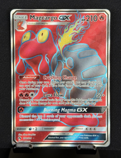 Pokemon TCG Magcargo GX 198/214 Lost Thunder SM Ultra Rare Full Art Near Mint NM - Image 2