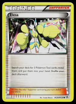 Pokemon Card Legendary Treasures: Radiant Collection Elesa RC20/RC25 Holo Common - Image 1