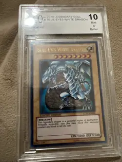 BCCG 10 MINT YuGiOh Blue Eyes White Dragon LC01-EN004 Legendary Collection 2010 - Image 1