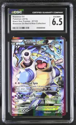 Blastoise EX XY122 Red & Blue Collection Pokemon CGC 6.5 Ex/Nm+ - Image 1