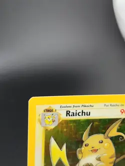 Pokemon TCG Raichu 14/62 Fossil Unlimited Holo Rare English LP-NM - Image 3