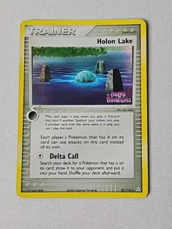 Stamped Reverse-Holo Pokemon HOLON LAKE EX HOLON PHANTOMS Set 87/110 Trainer LP - Image 1