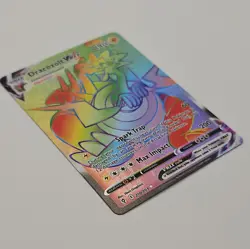 Pokemon TCG: Dracozolt VMAX 210/203 Evolving Skies Secret Rare Rainbow - Image 3
