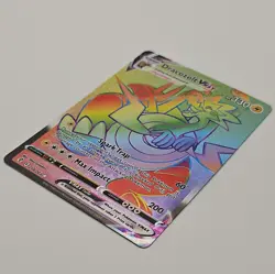 Pokemon TCG: Dracozolt VMAX 210/203 Evolving Skies Secret Rare Rainbow - Image 4