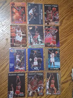 Assorted 90's Michael Jordan 12 Card Lot - Image 2
