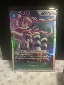 Perona OP14-033 The Azure Sea's Seven NM One Piece Card TCG - Image 1