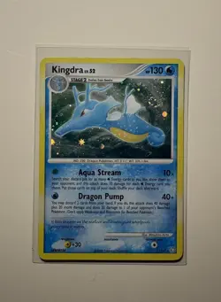 Kingdra - 7/146 Legends Awakened - Holo SWIRL Pokemon Card - LP - Image 1