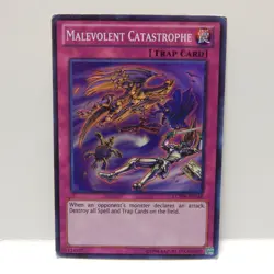 Yu-Gi-Oh! Malevolent Catastrophe Trap Card - Image 1