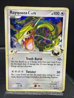 Rayquaza C 8/147 Supreme Victors Holo Rare Pokemon Card HP - Image 1