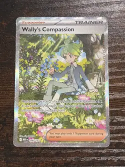 Wally's Compassion 186/132 Me01: Mega Evolution Holo Trainer Card SIR - Image 1