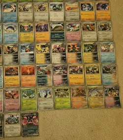 Complete Gen 9 Pokemon Card Lot - 120 Cards No Repeats - Holo / rev / EX incl. - Image 5