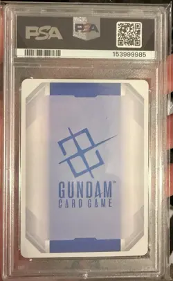 Bandai Gundam 2025 Gundam Card Game GD01 Gundam #001 LR Foil EN PSA 10 - Image 2