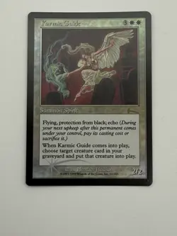 MTG - FOIL Karmic Guide - Urza's Legacy Rare Holo Vintage Magic Card EX / NM - Image 1