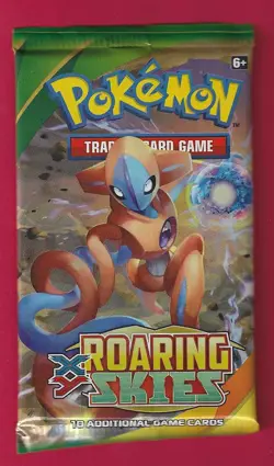 Pokemon "Roaring Skies" 10-Card Sealed Booster Pack (Deoxys) X1 - Image 1