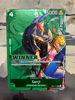 Sanji (Winner Pack 2025 Vol. 1) EB01-014 One Piece Promotion Cards Foil - Image 1