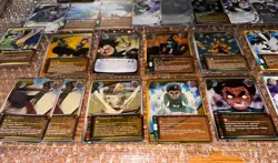 Naruto TCG CCG Rock Lee Gai 8 Gold Foils Nm English 29 Card Lot 1sr Edition - Image 2