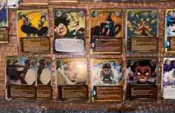 Naruto TCG CCG Rock Lee Gai 8 Gold Foils Nm English 29 Card Lot 1sr Edition - Image 3