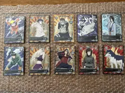 Naruto CCG TCG Full Art , 2002 Card Game10 Card Lot 3 Foils - Image 1
