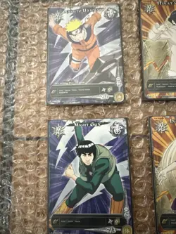 Naruto CCG TCG Full Art , 2002 Card Game10 Card Lot 3 Foils - Image 2