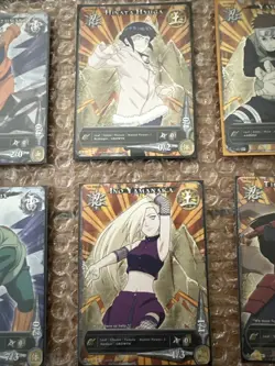 Naruto CCG TCG Full Art , 2002 Card Game10 Card Lot 3 Foils - Image 3