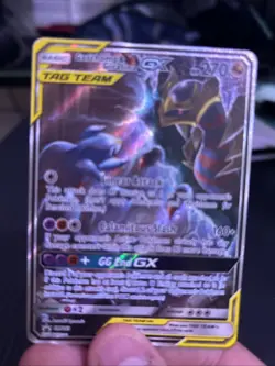 Pokemon Card Tag Team Garchomp & Giratina GX 270 HP Holo Rare - Image 5
