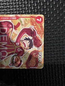 One Piece Bandai Card Game Fest Monkey D. Luffy P-080 Promo Demo English - Image 3