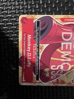 One Piece Bandai Card Game Fest Monkey D. Luffy P-080 Promo Demo English - Image 4
