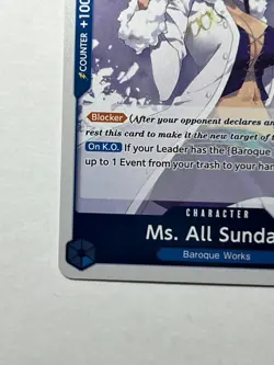 Ms. All Sunday OP01-079 Romance Dawn Foil One Piece Card Game - Image 4