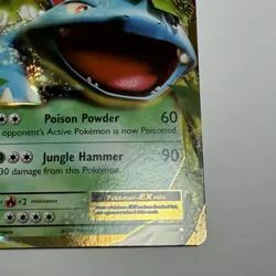 Lot Of 2 Pokemon XY Evolutions EX Cards Venusaur & Mewtwo 2016 Nintendo MP Con - Image 2