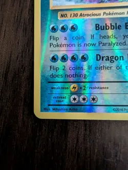 Pokemon Card Gyarados 34/108 Evolutions Reverse Holo Rare LP - Image 5