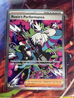 Roxie’s Performance 121/086 SIR Holo Pokemon Card NM Pokemon Chaos Rising J CRI - Image 2