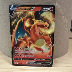 Pokemon Charizard V 017/172 Swsh09: Brilliant Stars Ultra Rare Holo Card - Image 1