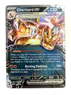Charizard ex 196 Sv: Scarlet & Violet Black Star Promo Pokemon TCG Card NM - Image 1