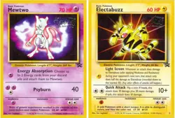 Pokemon TCG Mewtwo & Electabuzz - WoTC Movie Promo (PR) [2-Card Lot] - Image 1