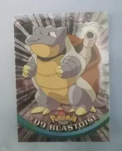 Blastoise #9 Topps Silver foil 1st Print, Blue Back, Pokemon Card NM - Image 1