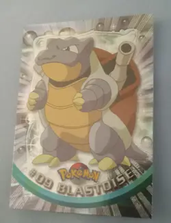 Blastoise #9 Topps Silver foil 1st Print, Blue Back, Pokemon Card NM - Image 3