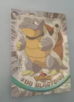 Blastoise #9 Topps Silver foil 1st Print, Blue Back, Pokemon Card NM - Image 4