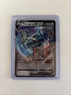 Metagross V - 112/198 NM / M - Ultra Rare - Chilling Reign - Pokemon Card - Image 1