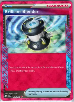 Brilliant Blender 164/191 SV08: Surging Sparks - Pokemon Card - NM - Image 1